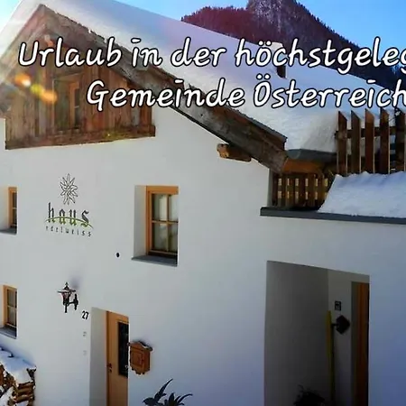 Haus Edelweiss Alpine Near Samnaun * Spiss